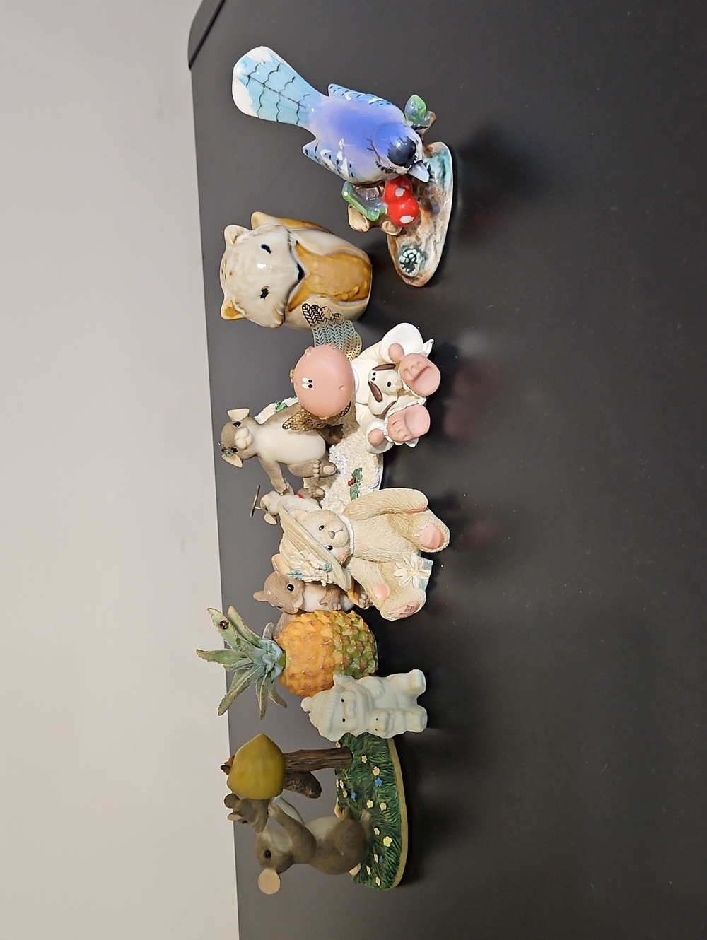 Ceramic Animal Figurine Home Wall Decor - Multicolor